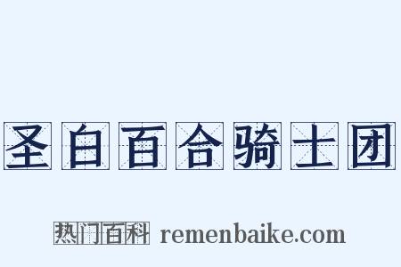 圣白百合骑士团是什么意思的图片